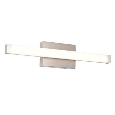 Sunpark Integrated LED Vanity Light Fixture, Tunable Color Temperature, CEC Complaint, Satin Nickel Finish FL5324D-J-MCT-62